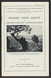 Desert View Drive in Grand Canyon National Park - 1933 Cover Page