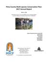 Pima County Multi-species Conservation Plan: 2017 Annual Report Cover Page