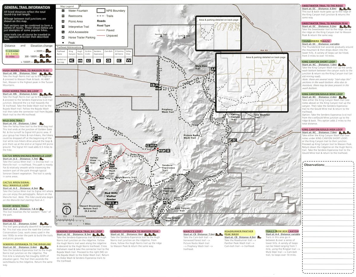 Saguaro National Park - West - Tucson Mountain District - Hiking Guide - 2019 - Page 2