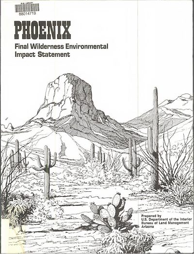 Phoenix Final Wilderness Environmental Impact Statement Cover Page