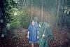 1998 July Late 1990s Backpacking - Wilson Creek in the Rain with Dana and Lara
