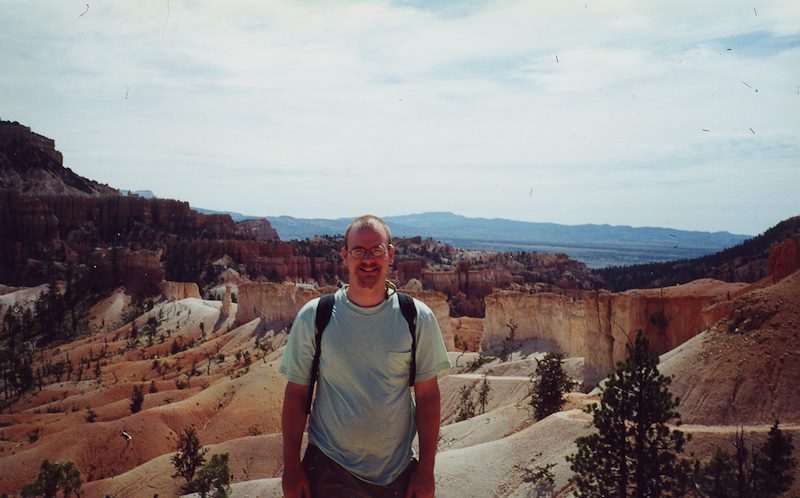 2000 Summer Charles Hiking in Bryce