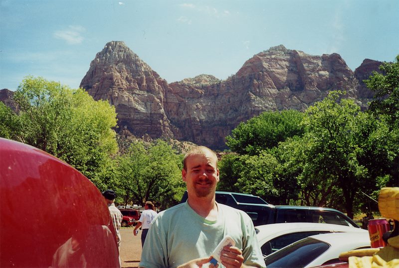 2000 Summer Zion Visitors Center Parking Lot