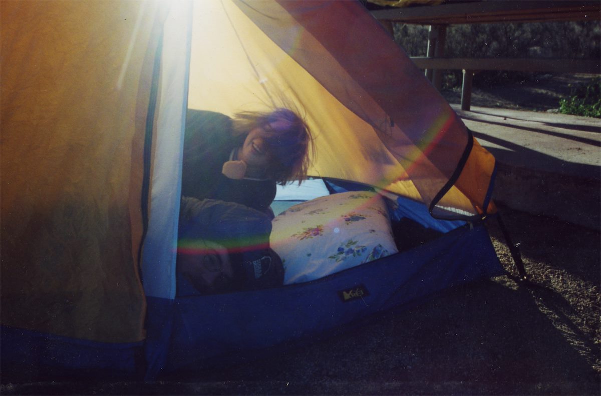 2001 March Camping in the Organ Mountains
