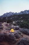 2001 March Campsite in the Organ Mountains