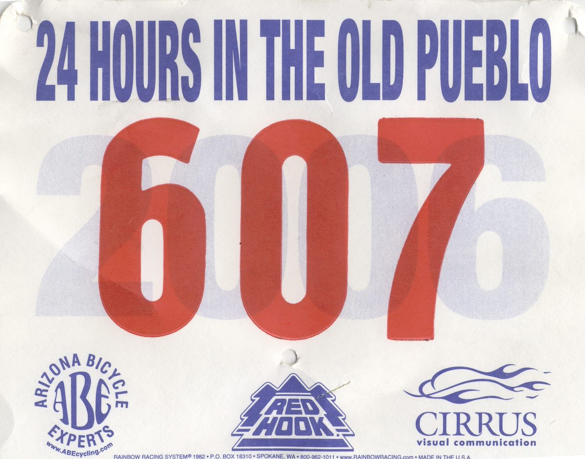 2006 February Old Pueblo Race Tag