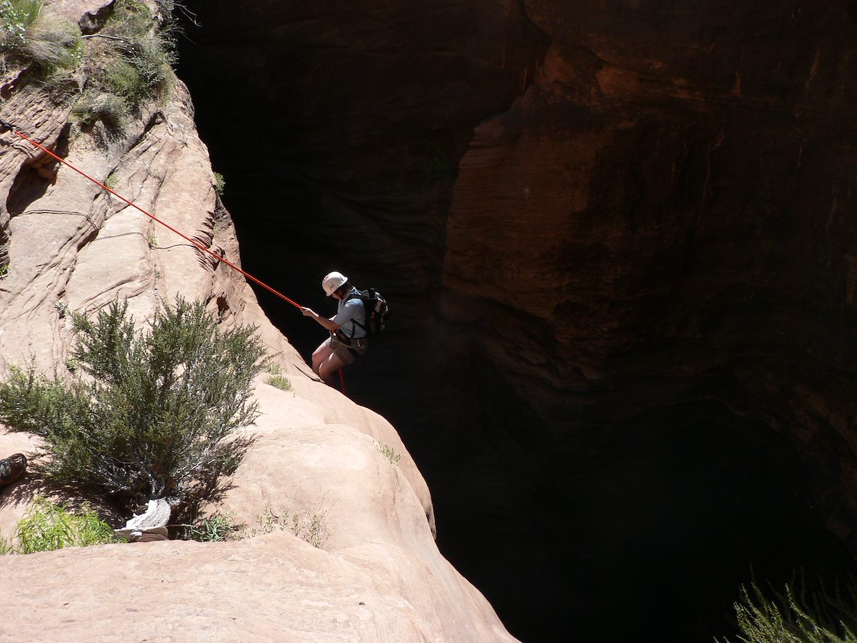 2006 June Lara Headed into the Spry Canyon Narrows