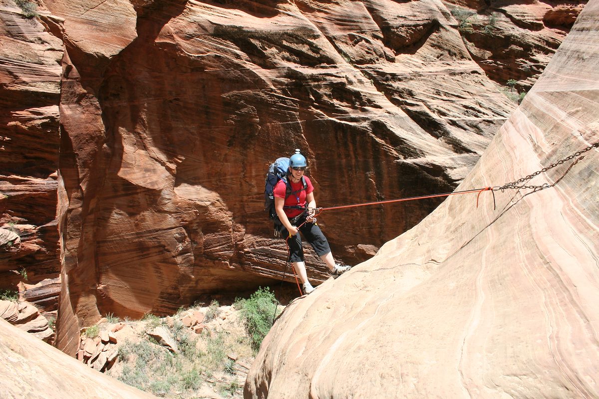 2007 May ADT on the Behunin First Rappel