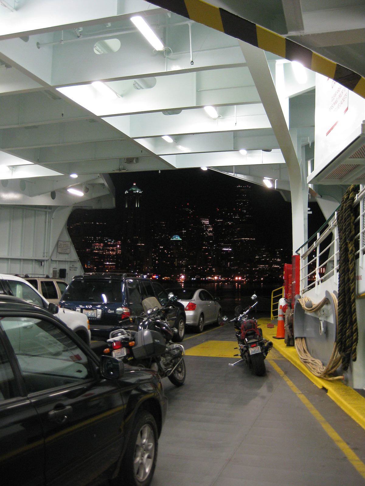 2008 November Heading from Bainbridge to Seattle on the ferry