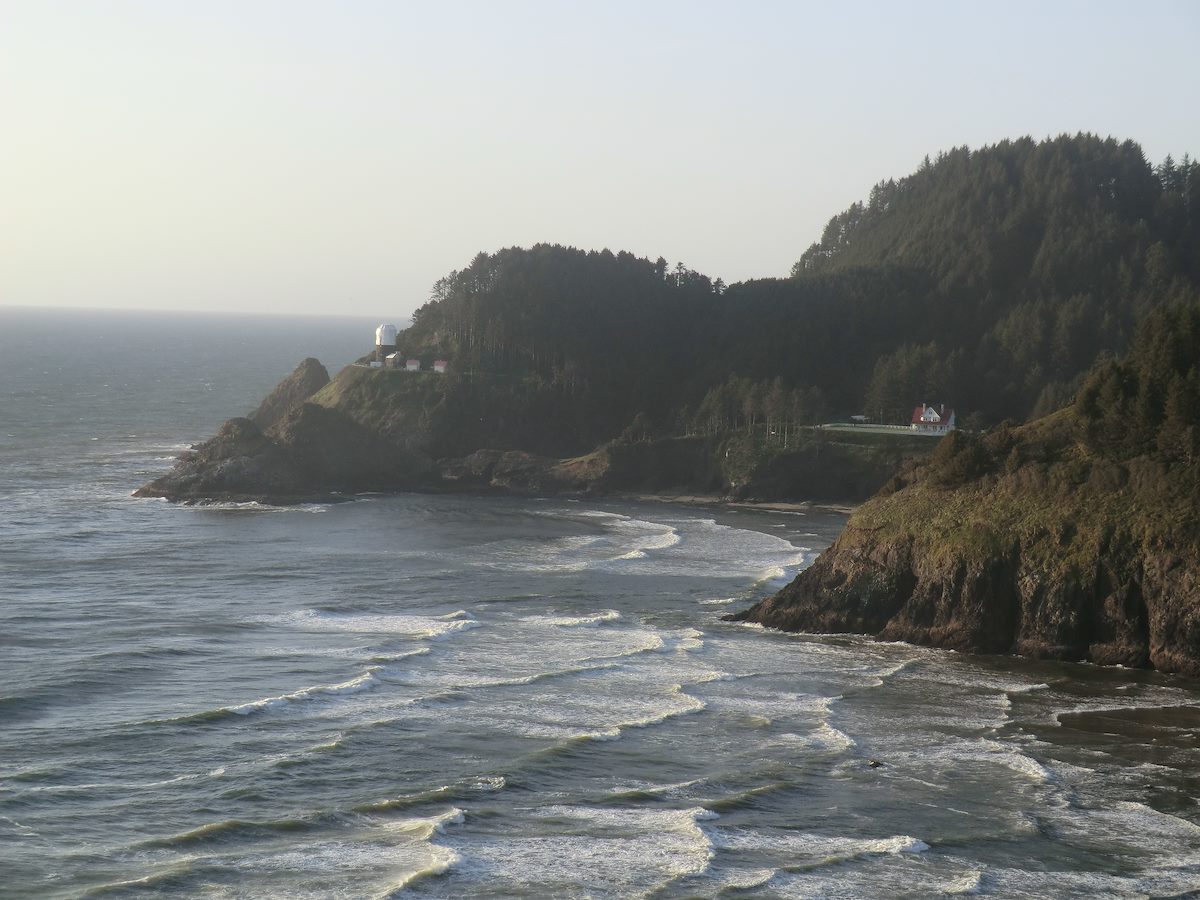 2012 May Heceta Head Lighthouse Covered for Restoration