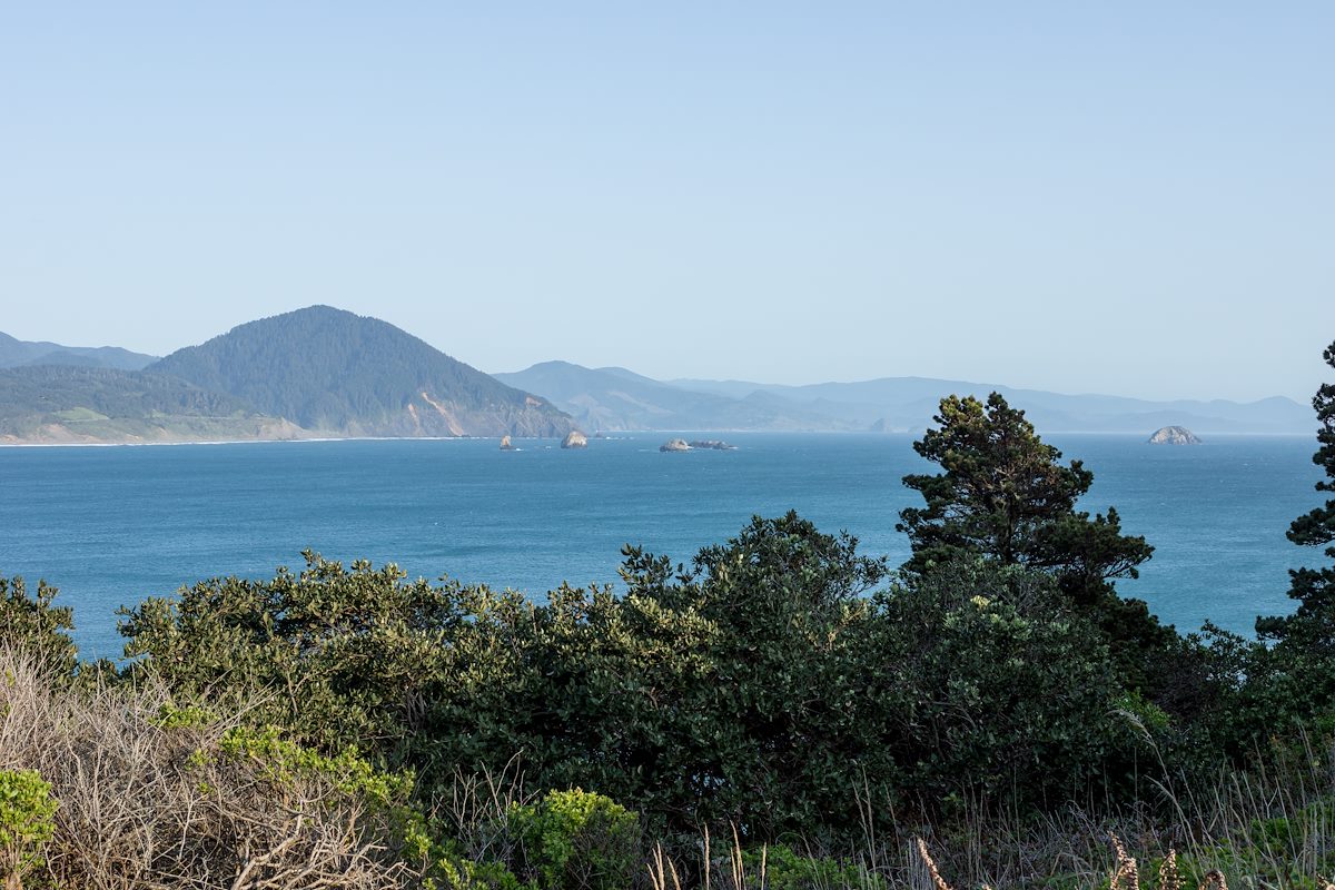2015 April Humbug Mountain from Port Orford Heads State Park