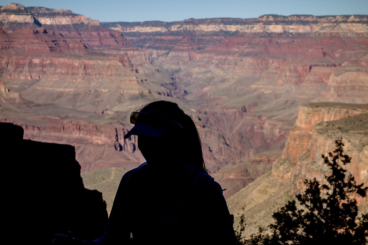 2015 October Meeting Stacie on the Bright Angel Trail