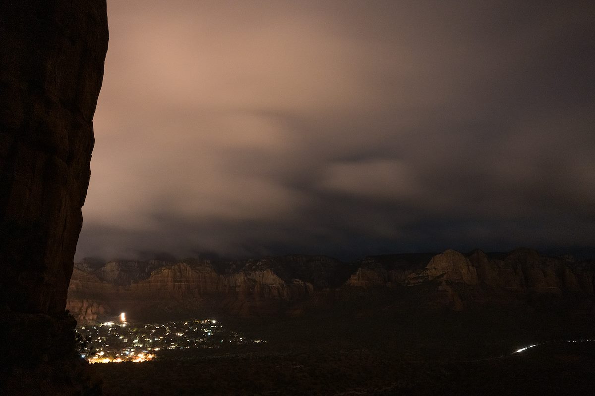 2016 April Storm over Sedona from Cathedral Rock