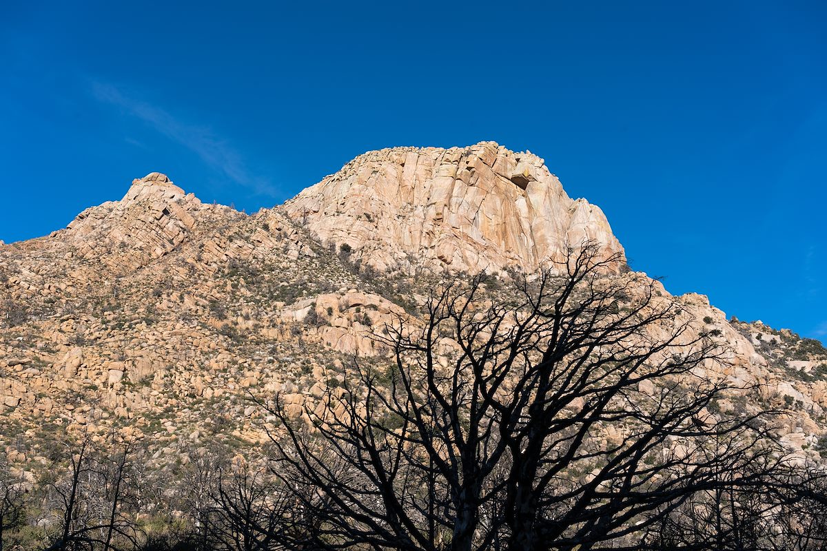 2016 February Granite Mountain from the Granite Mountain Trail