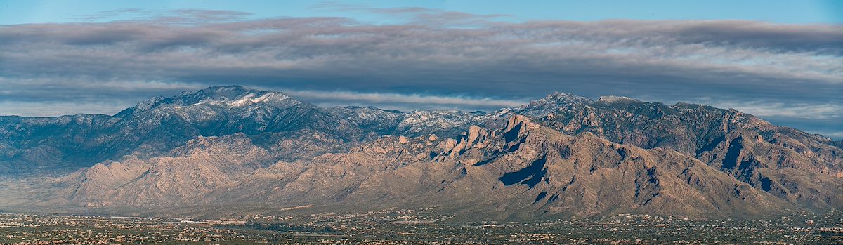 2017 January Santa Catalina Mountains from Panther Peak