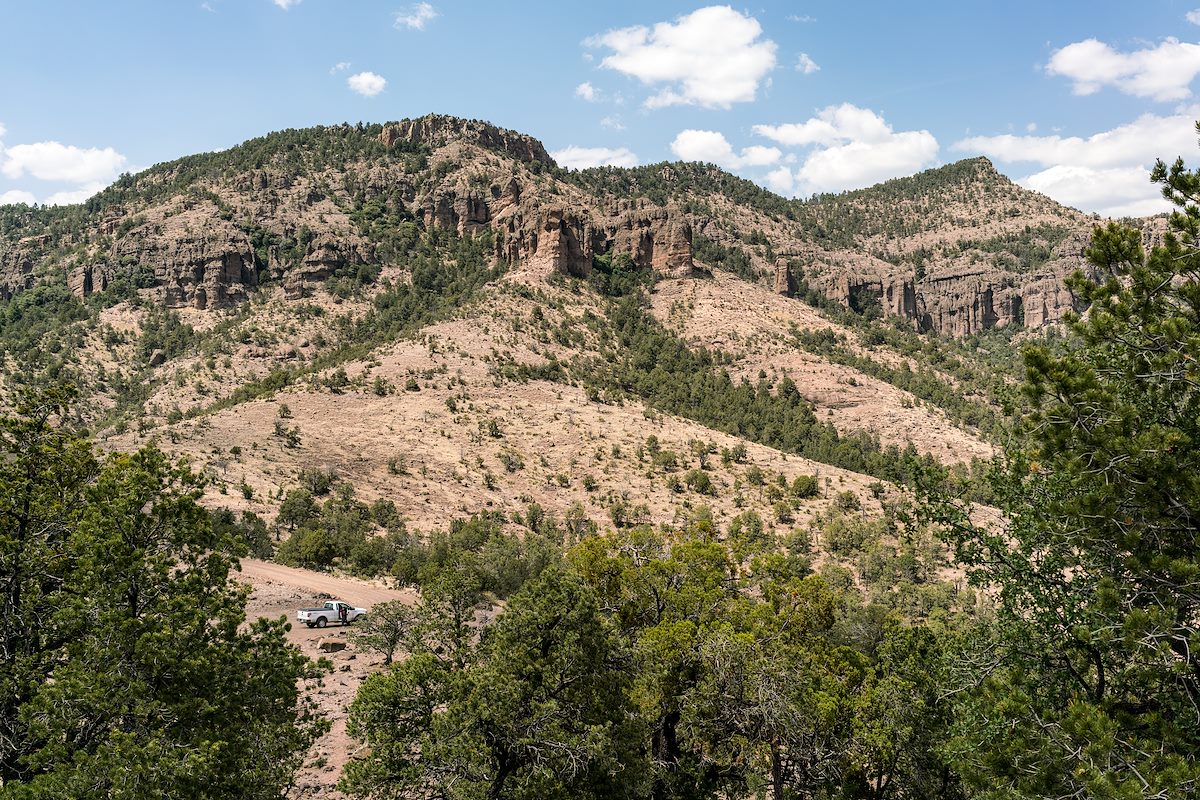 2017 June Brushy Mountain from Point 7201 off C013 in NM