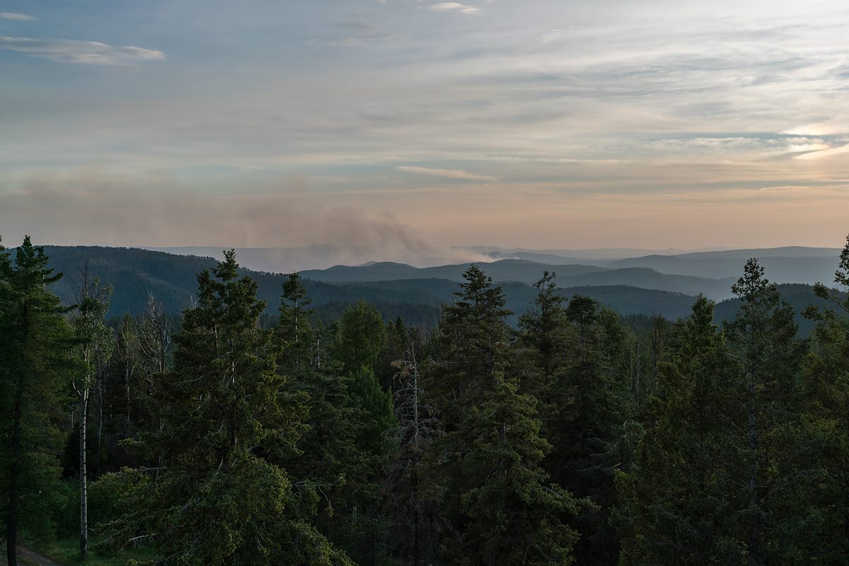 2017 June Smoke from the Slim Fire from the Reno Lookout
