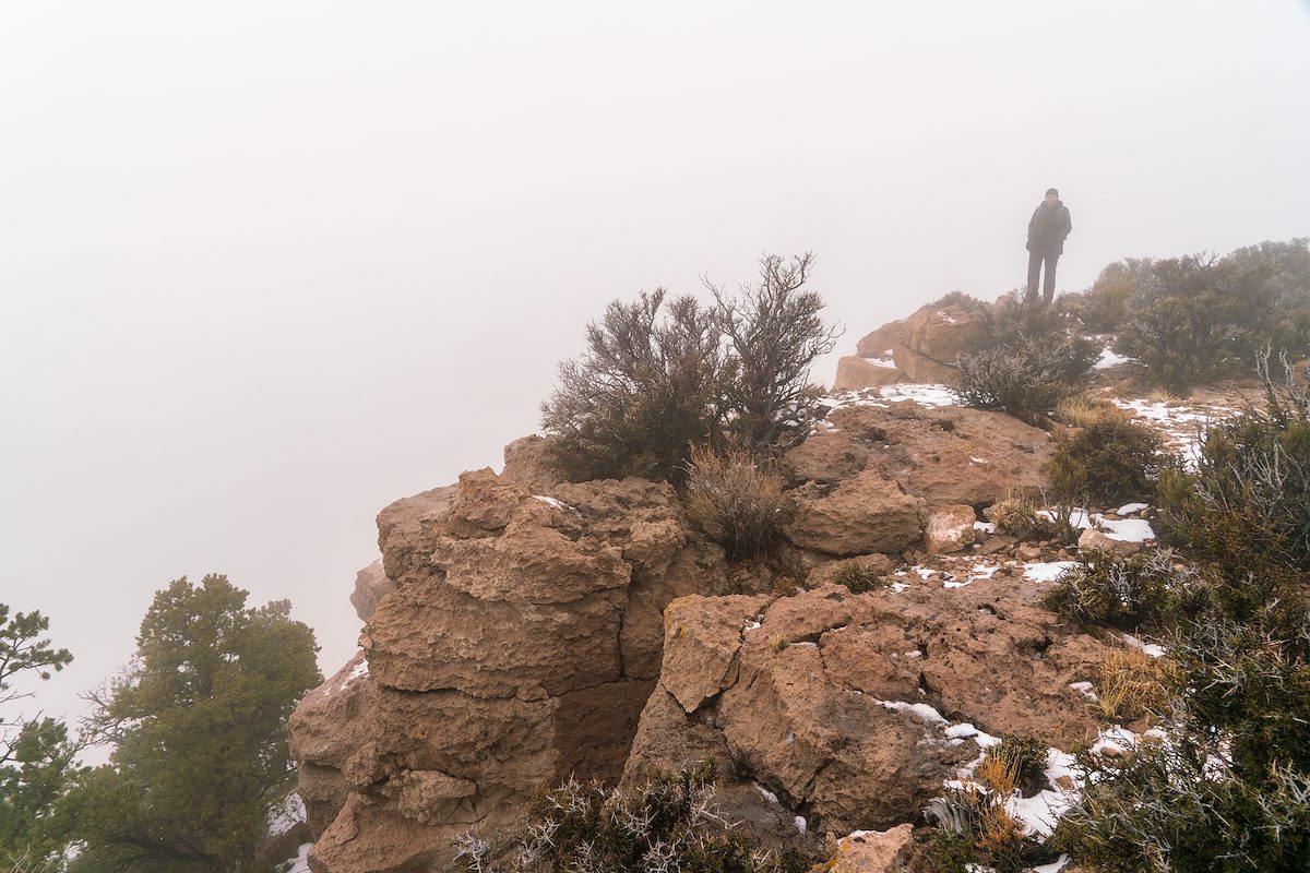 2018 December Zuni Point in the Clouds