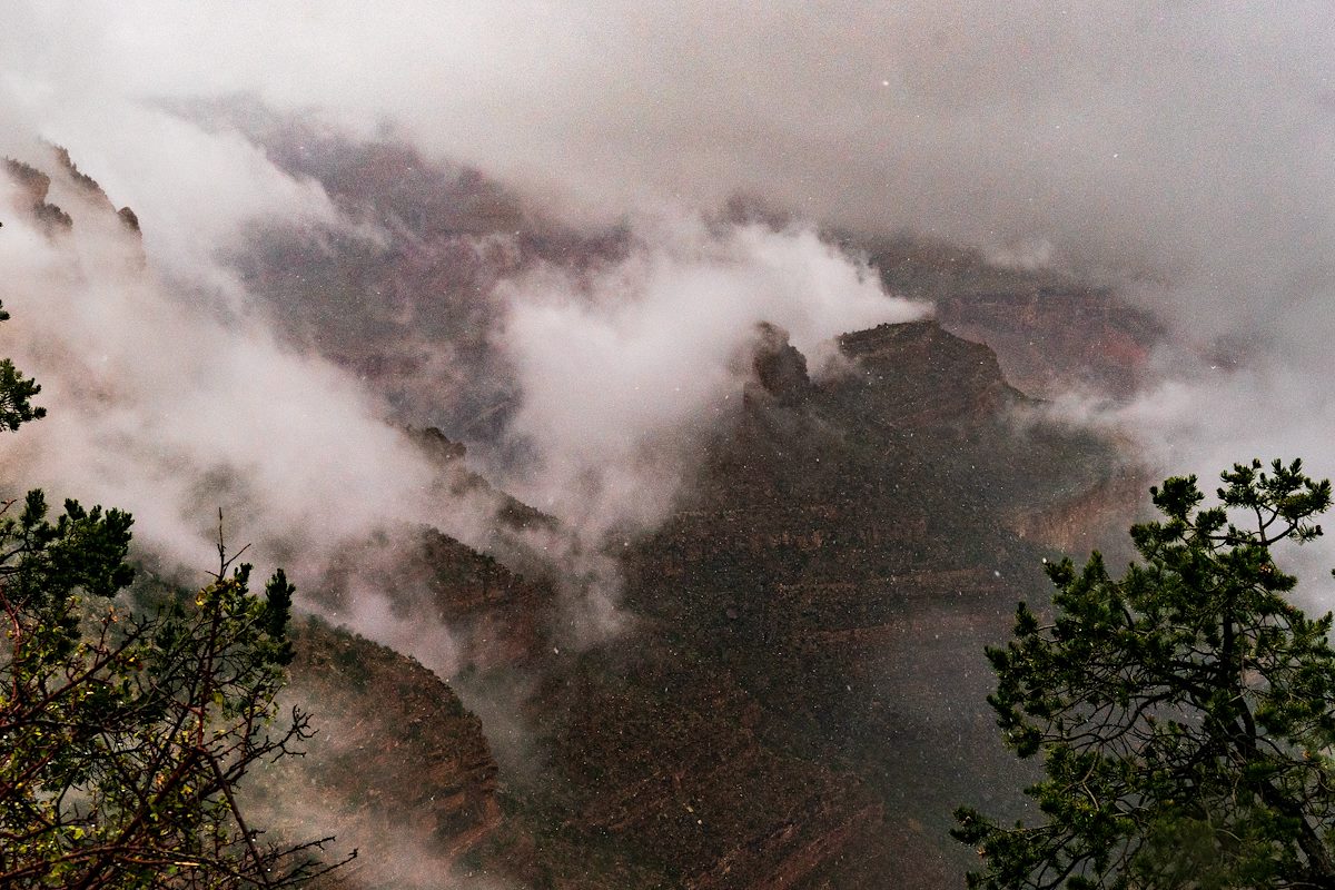 2018 October Clouds in the Grand Canyon