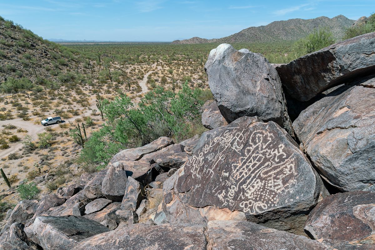 2019 August Picacho Mountain Petroglyphs 13