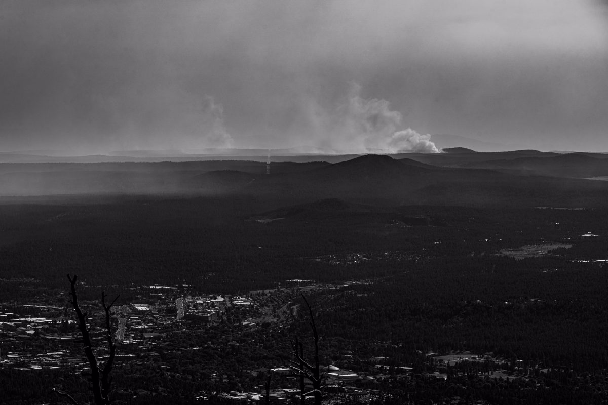 2019 August Saber Fire from the base of the Elden Lookout in Flagstaff