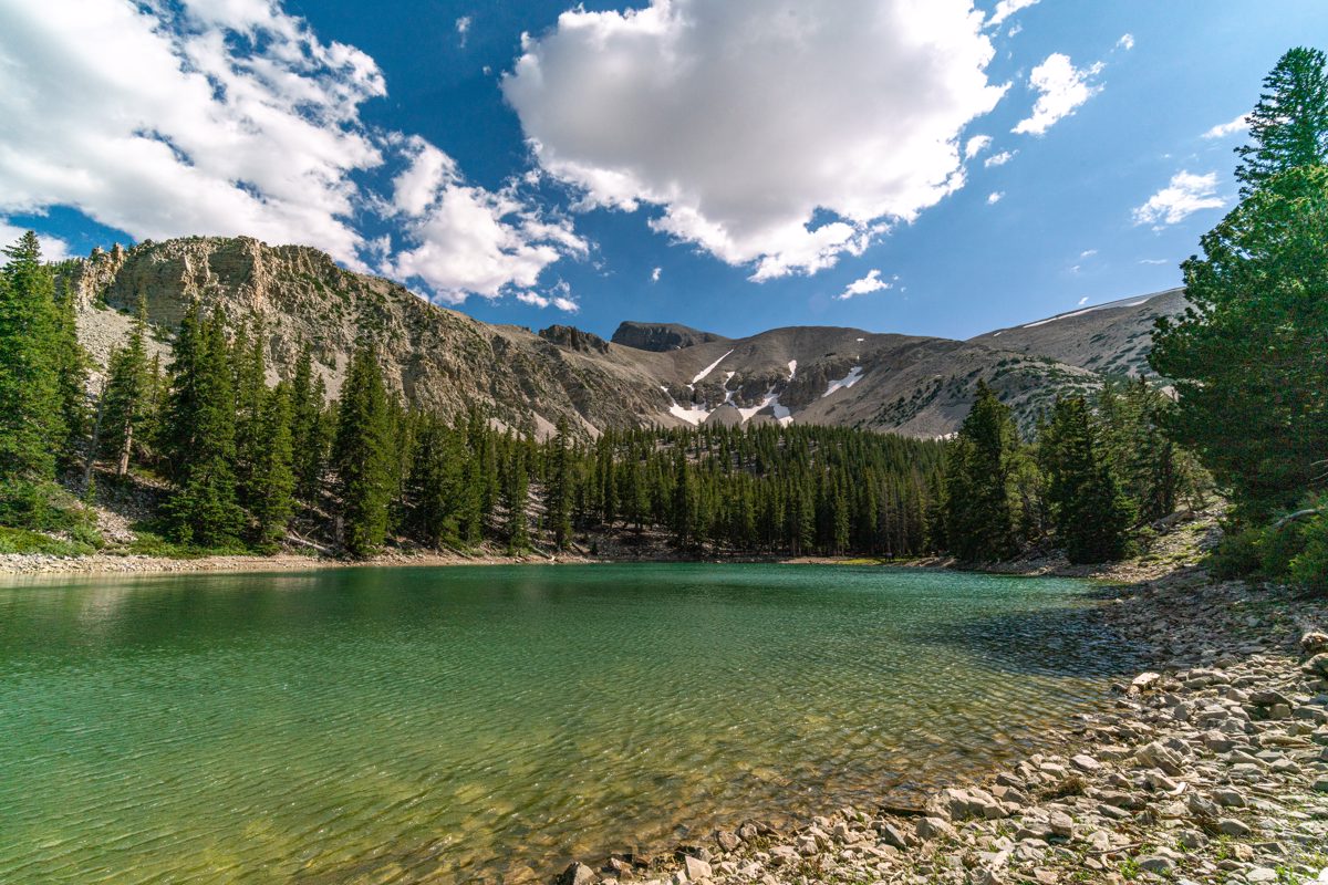 2019 August Teresa Lake on the Alpine Lakes Loop in Great Basin National Park