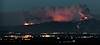 2020 June Bighorn Fire Burning Down Samaniego Ridge
