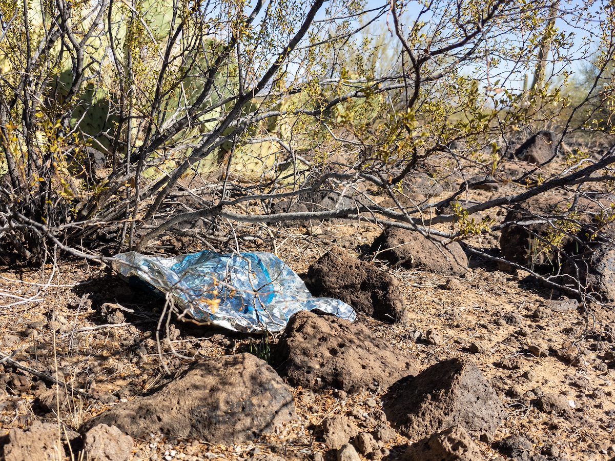 2021 February Balloon Trash in Ironwood Forest National Monument