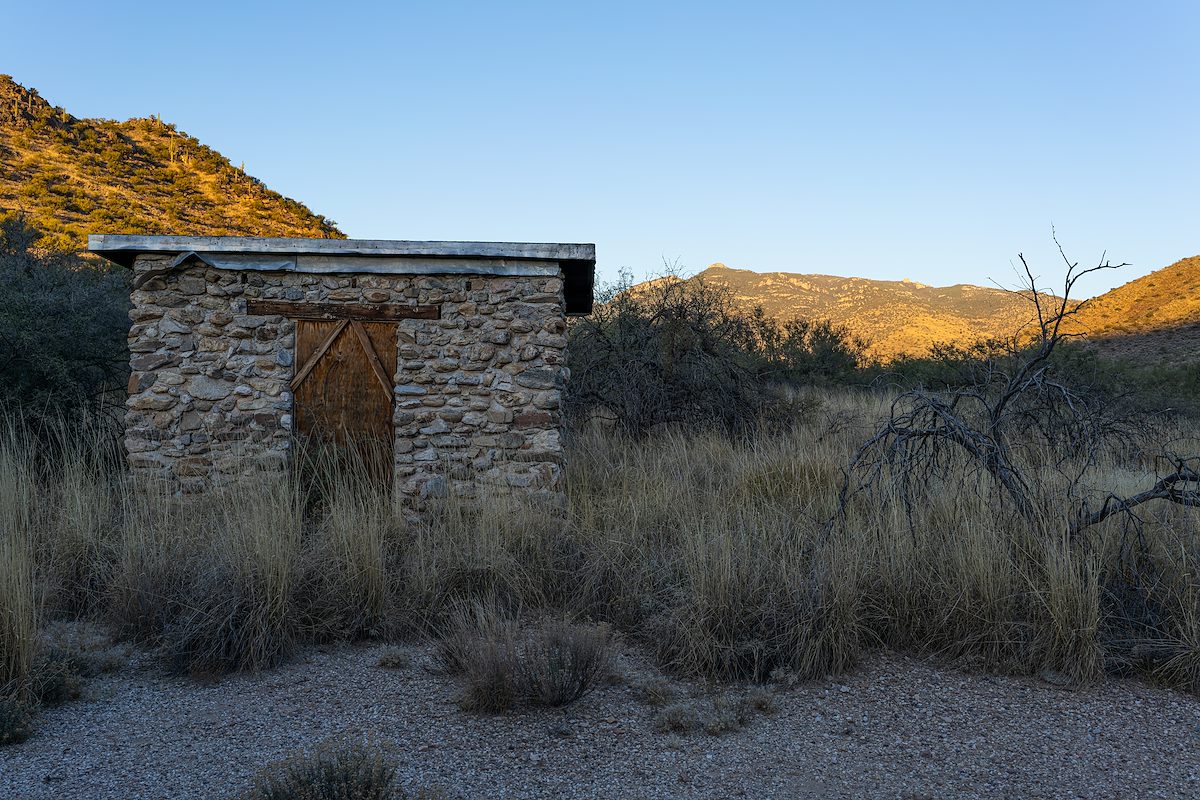 2022 November Ranch Building with Rincon Peak in the Background