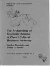 The Archaeology of Southeast Arizona: A Class I Cultural Resource Inventory Cover Page