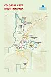 Colossal Cave Mountain Park Trails System Map - 2019 November Cover Page