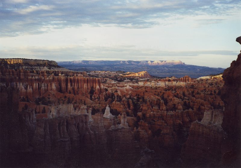 2000 Summer Sun going down in Bryce