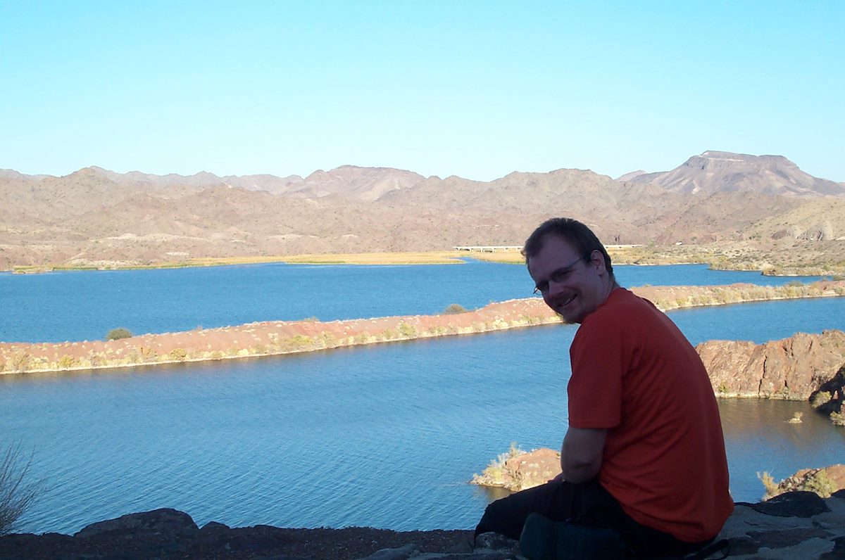 2002 November Charles at Lake Havasu