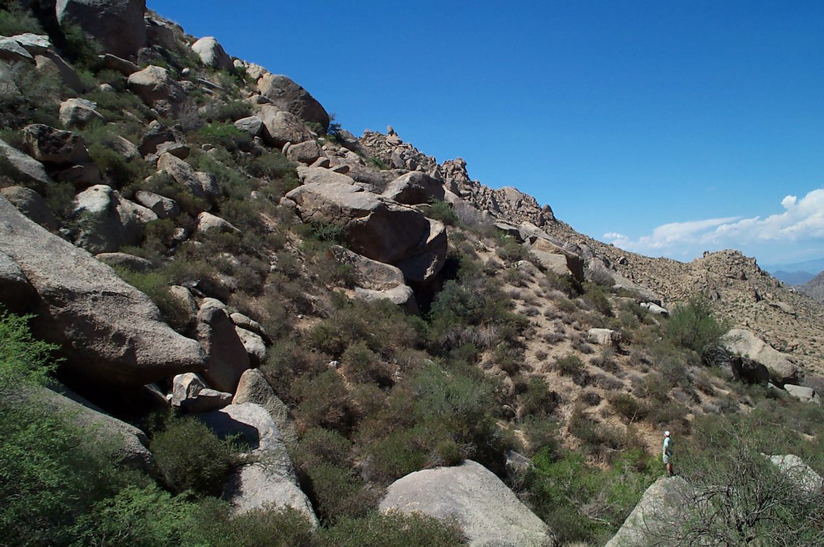 2002 September Hiking to Gardeners Wall