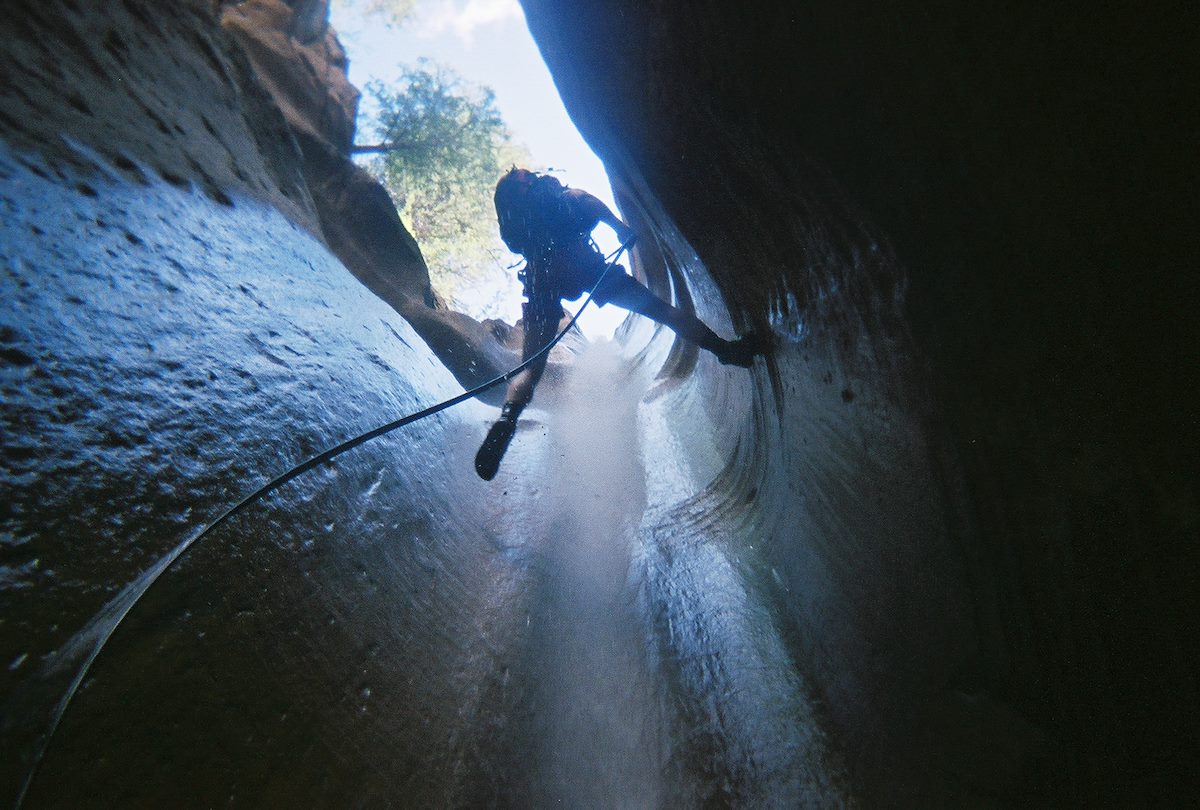 2005 June Rappelling In Birch Hollow