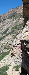 2006 August Dana Climbing in Big Cottonwood Canyon