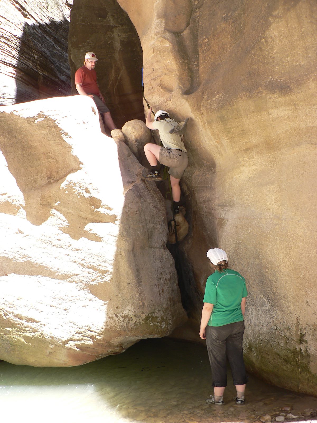 2006 June Orderville Handline Downclimb