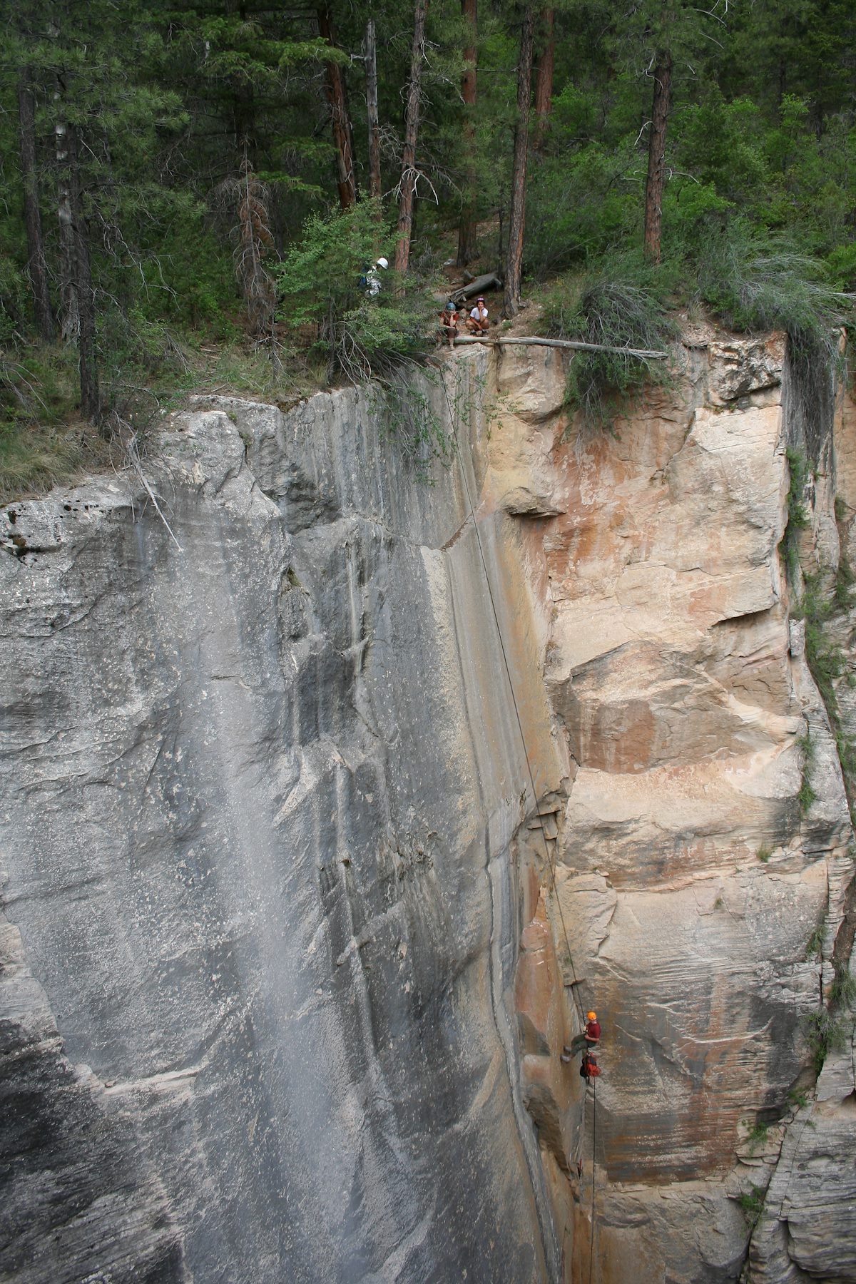 2007 June Charles on the First Englestead Rappel