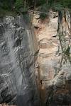 2007 June Lara on the First Rappel in Englestead