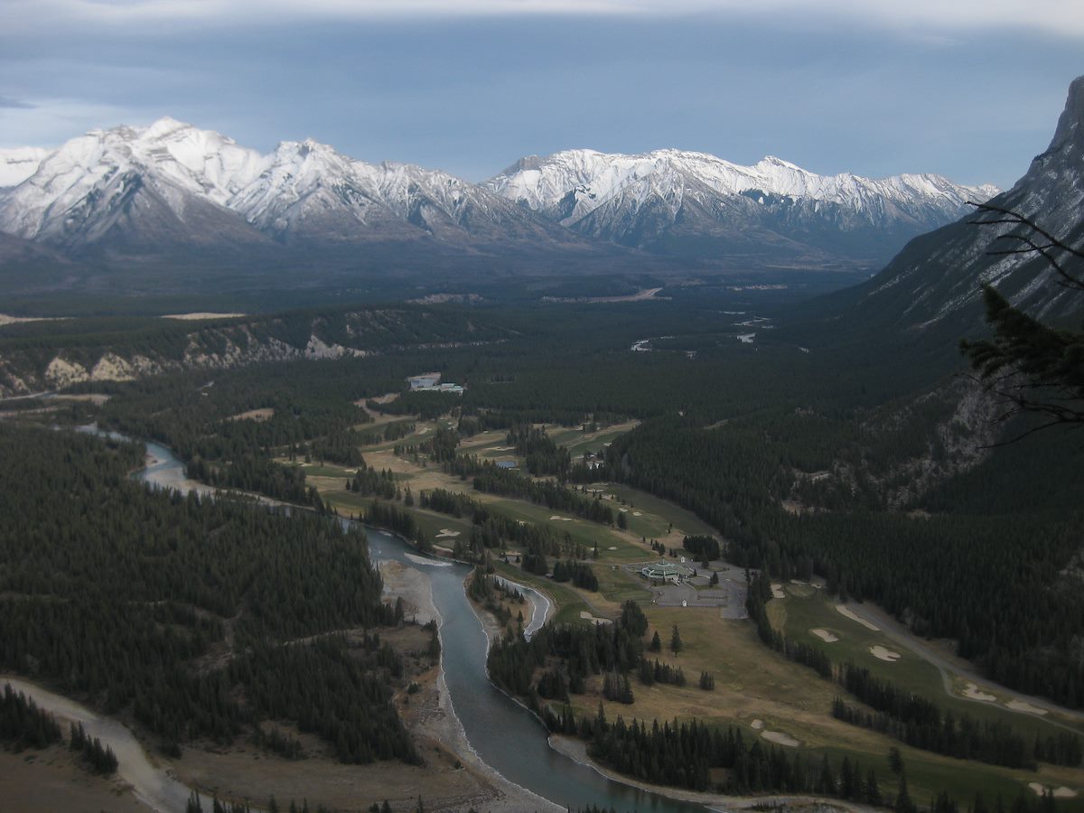 2009 November A View from the Tunnel Mountain Trail