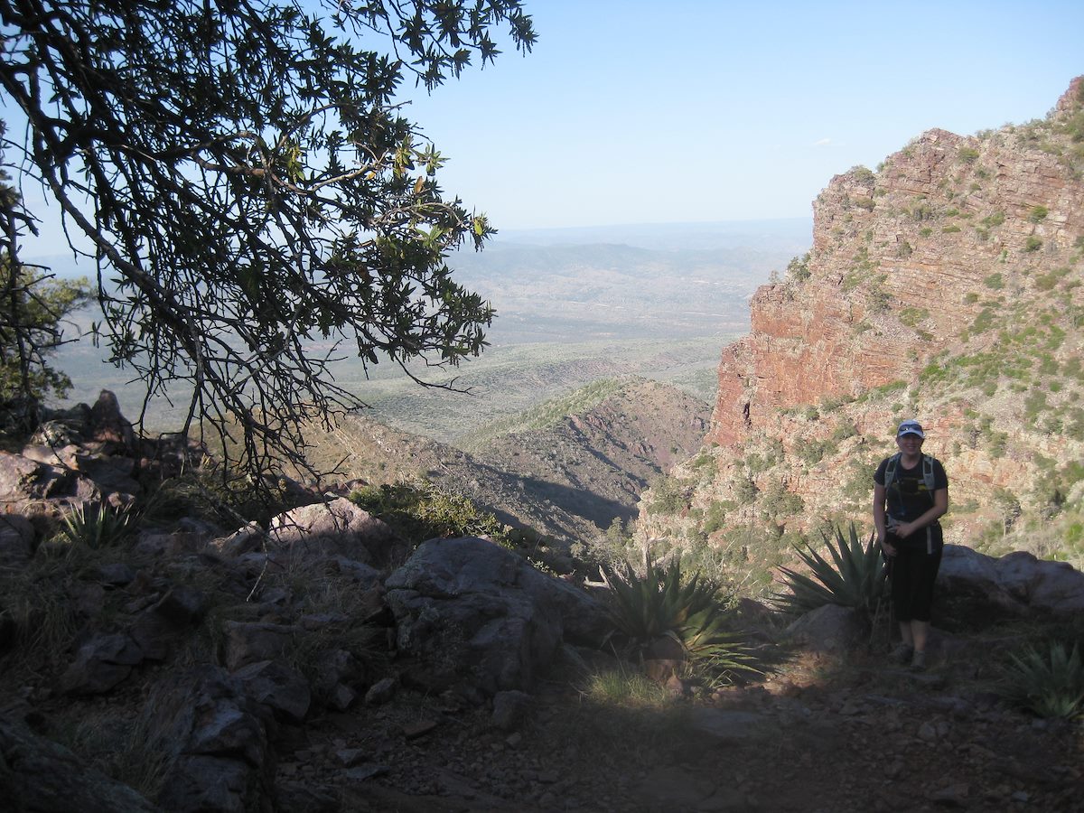 2011 April Barnhardt Looking Back Down Canyon