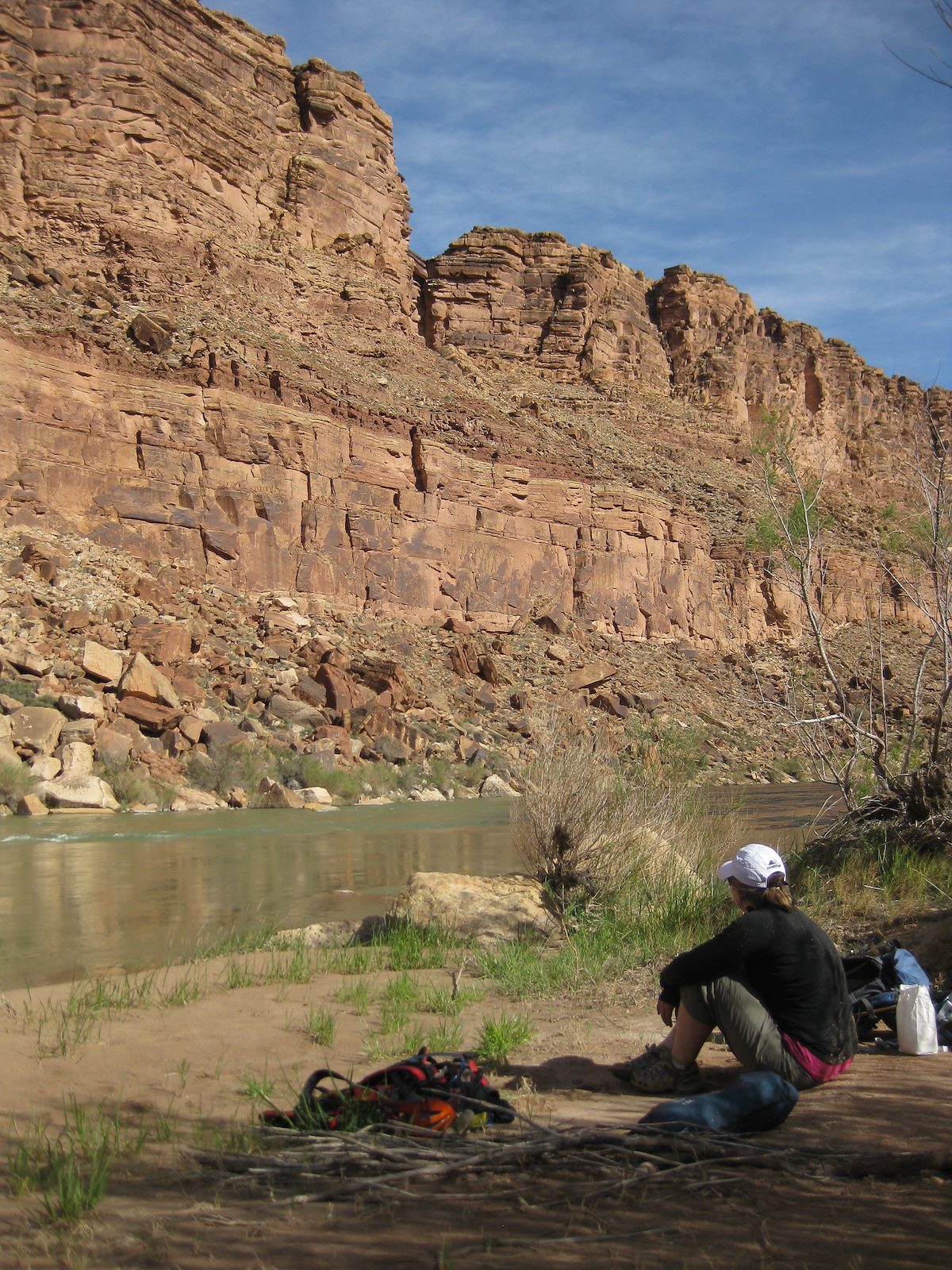 2011 April Resting on the River Bank