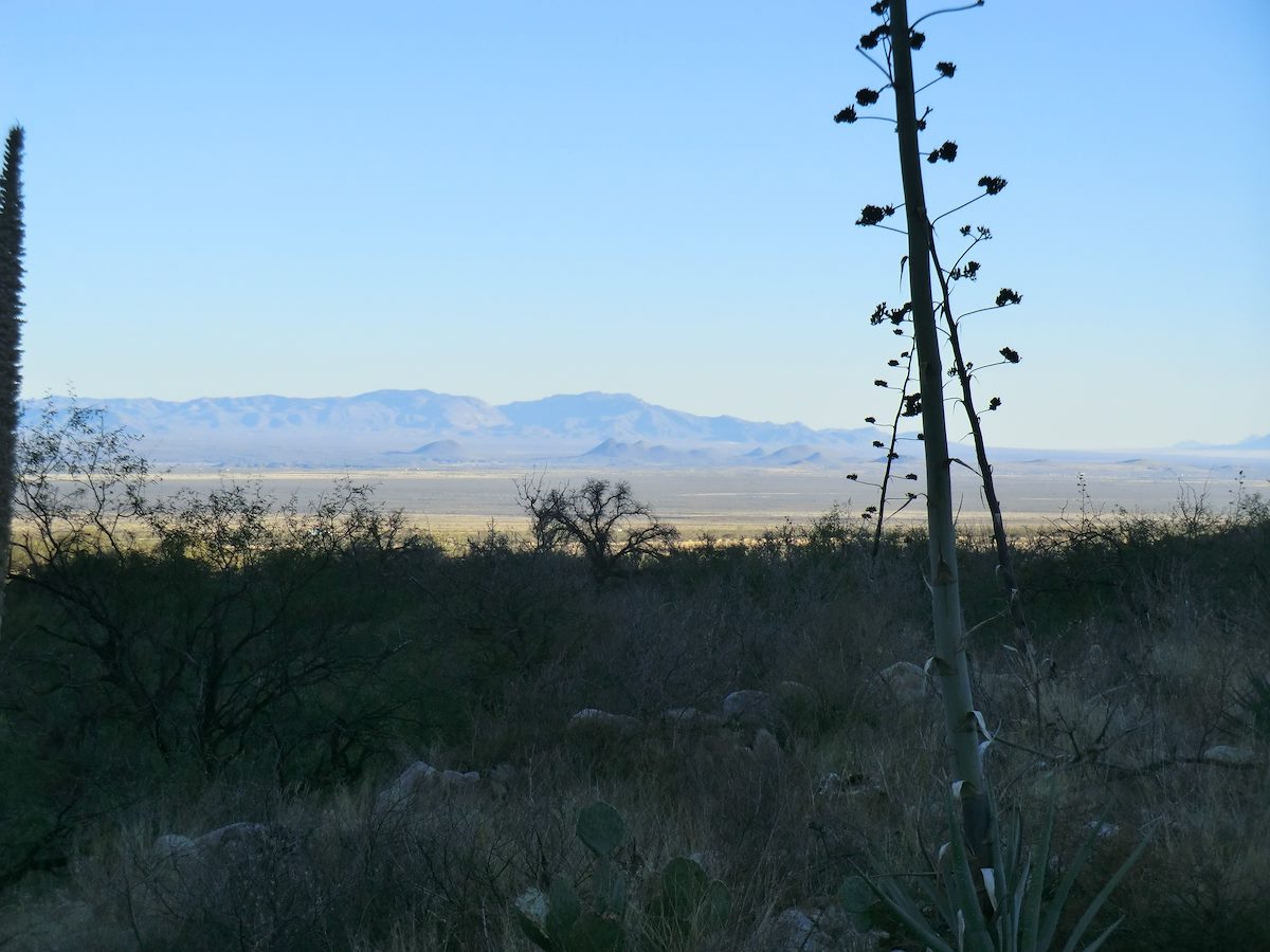 2012 December Looking towards the Dragoon Mountains