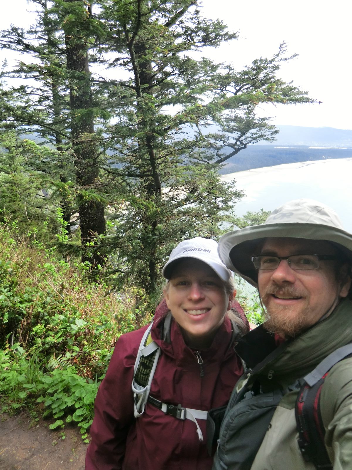 2012 May Charles and Alison on the Cape Trail