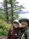 2012 May Charles and Alison on the Cape Trail