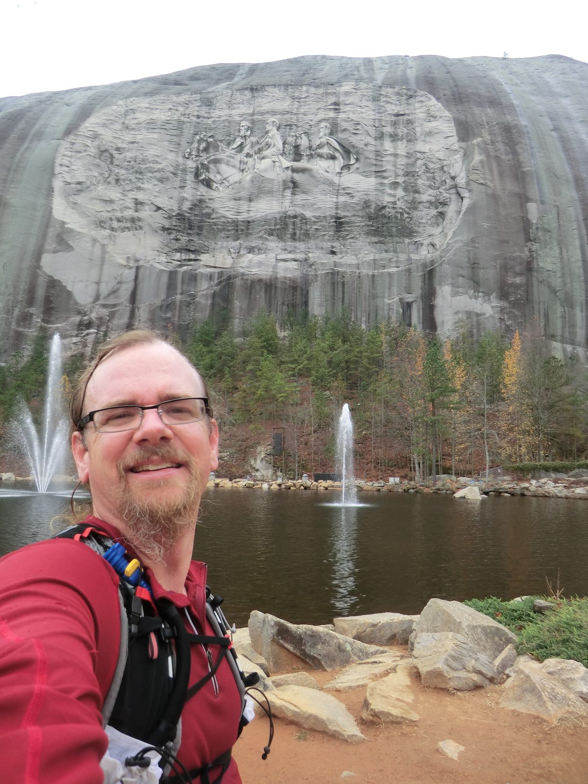 2012 November Stone Mountain Confederate Memorial Carving