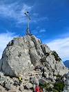 2012 October Tudor and Curt below the Summit of the Kampenwand