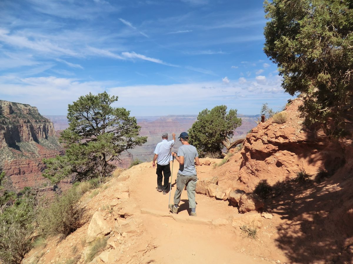 2012 September South Kaibab Trail below the first switchbacks