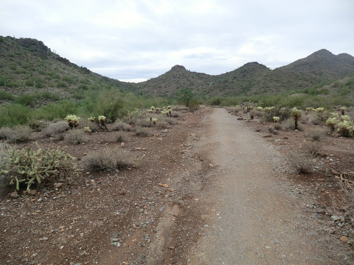 2012 September Starting the Go John Trail in Cave Creek Regional Park