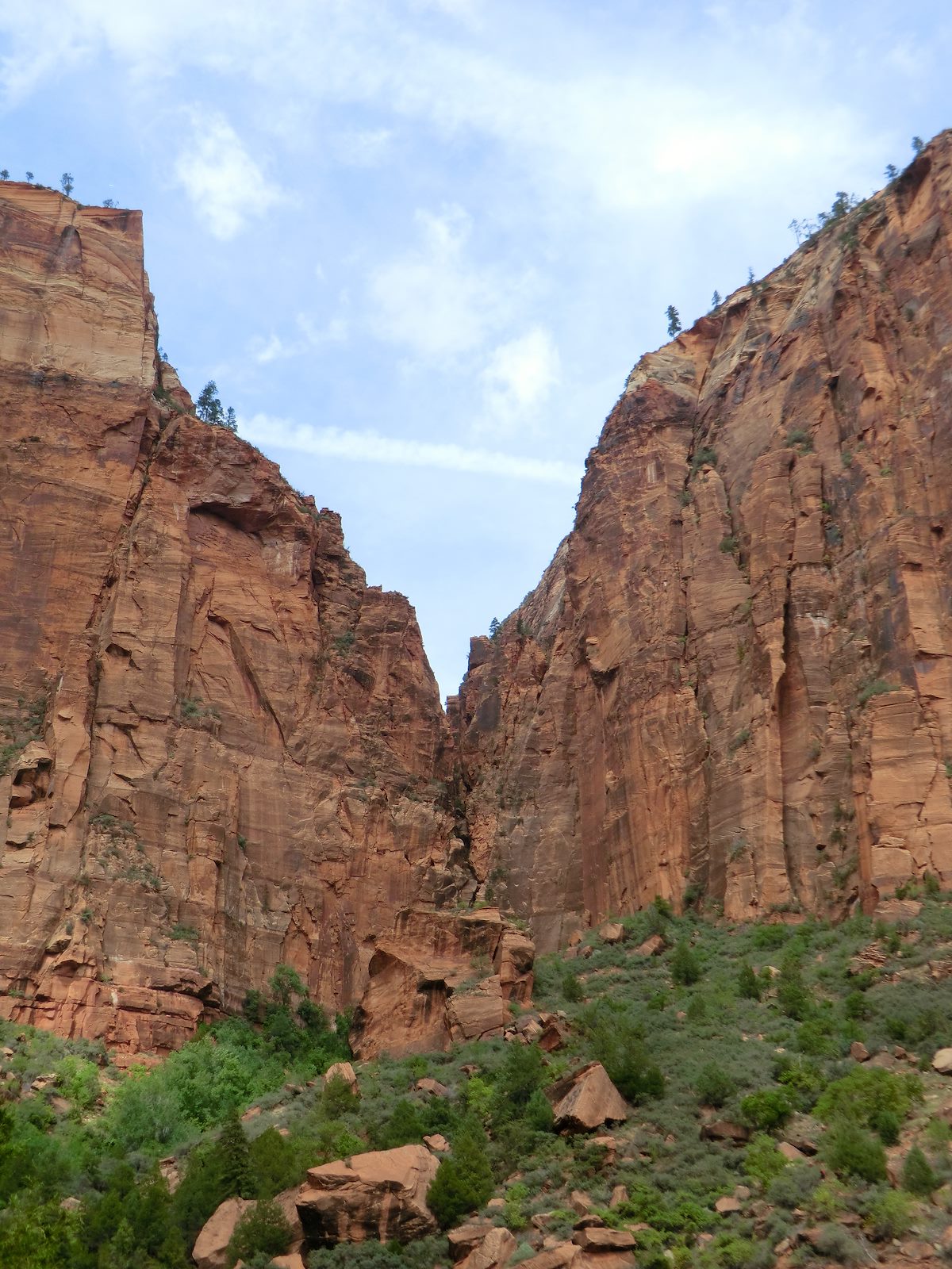 2012 September The Behunin Canyon exit into the Emerald Pools Area